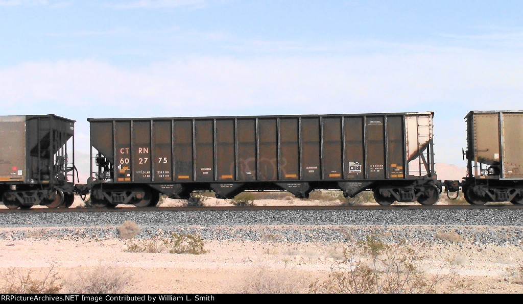 EB Unit Empty Open Hopper Frt at Erie NV -14